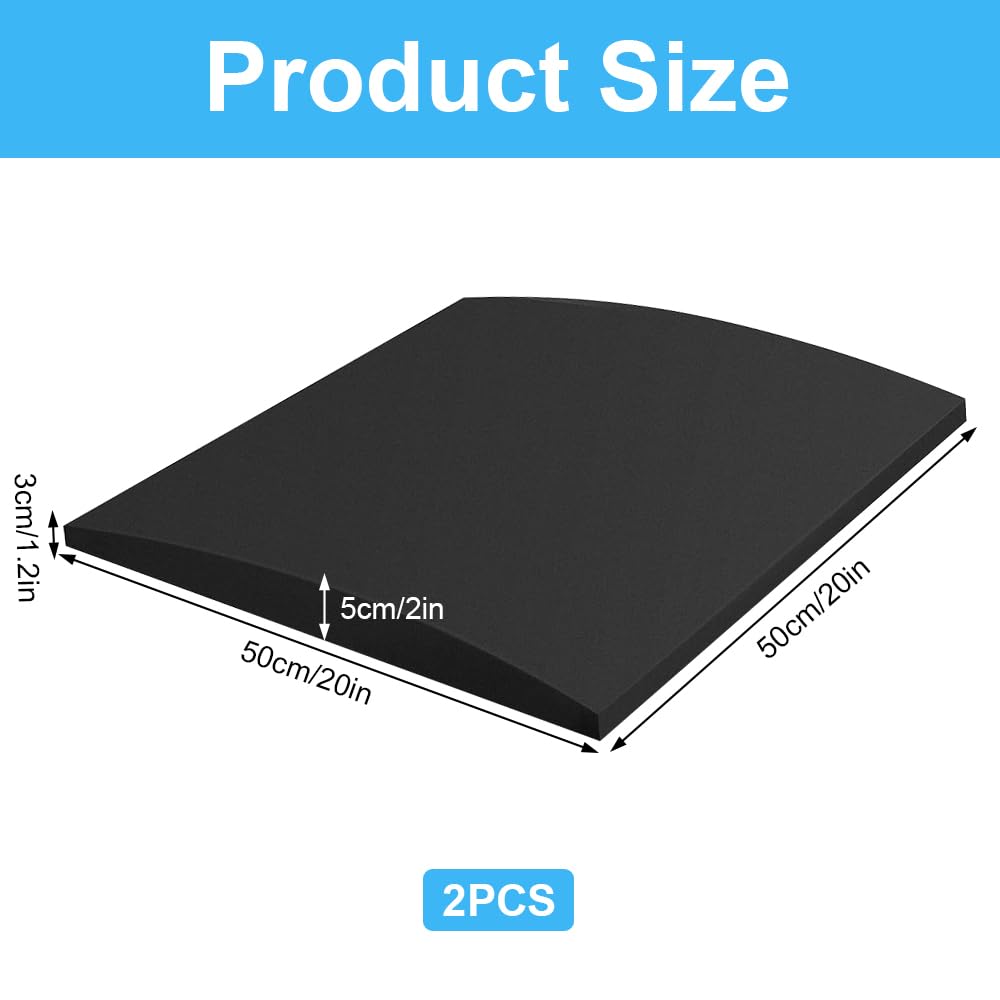JOAASU 2PCS 50 x 50cm Sofa Cushion Support for Sagging Seat, Sofa Repair Foam, Cushion Sag Repair, High Density Foam