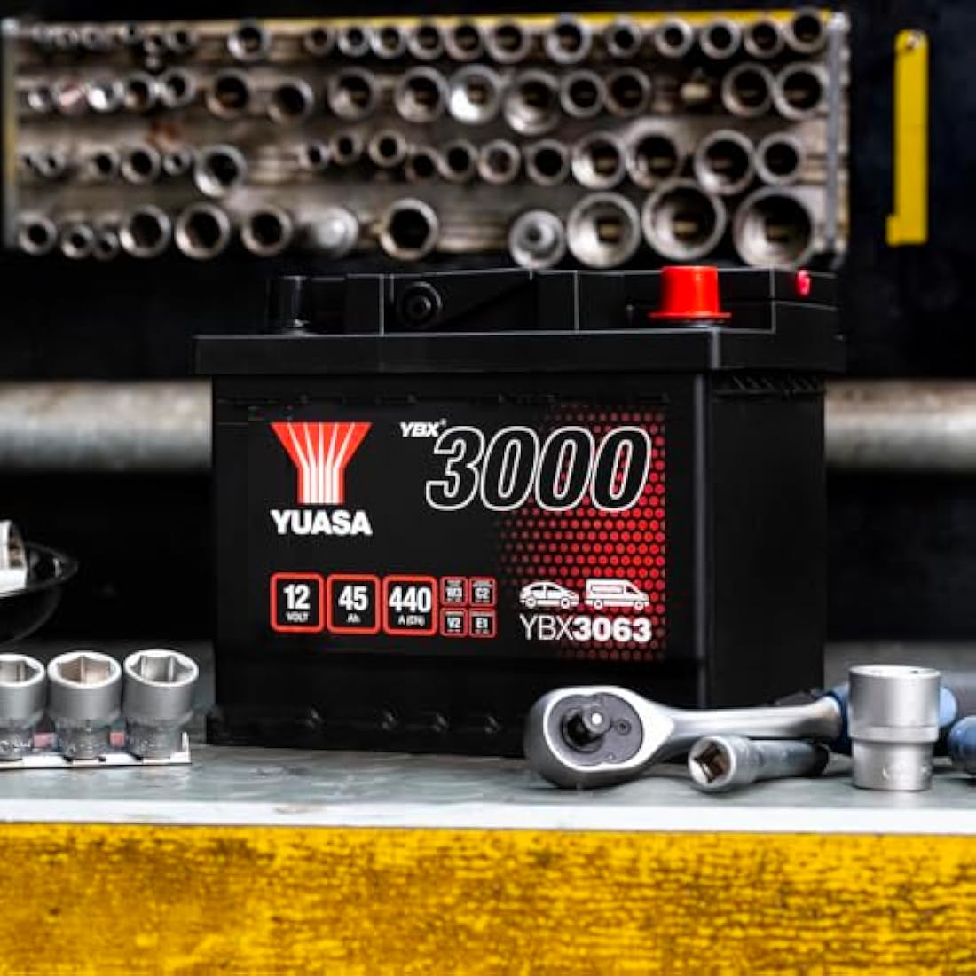 Yuasa YBX3063 12V 45Ah 440CCA Sealed Maintenance Free Car Battery