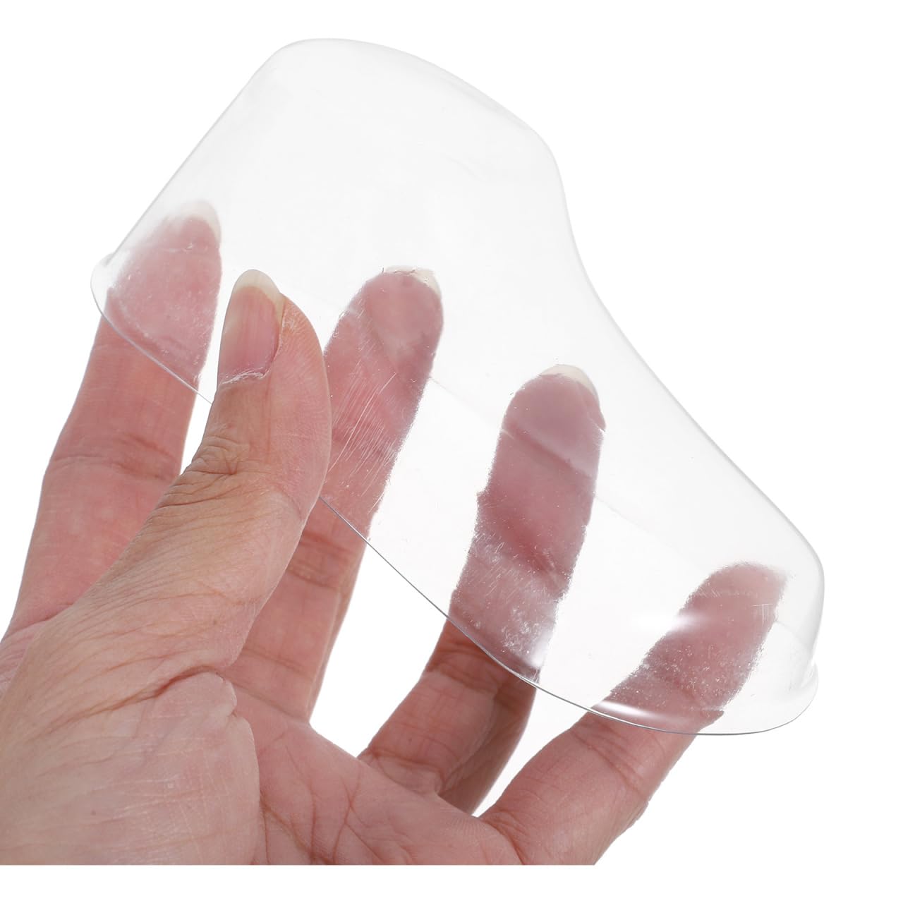 Ciieeo Transparent Baby Feet Display Molds 50Pcs Infant Shoes Holders Toddler Booties and Socks Shoe Supports for Store and Home Display