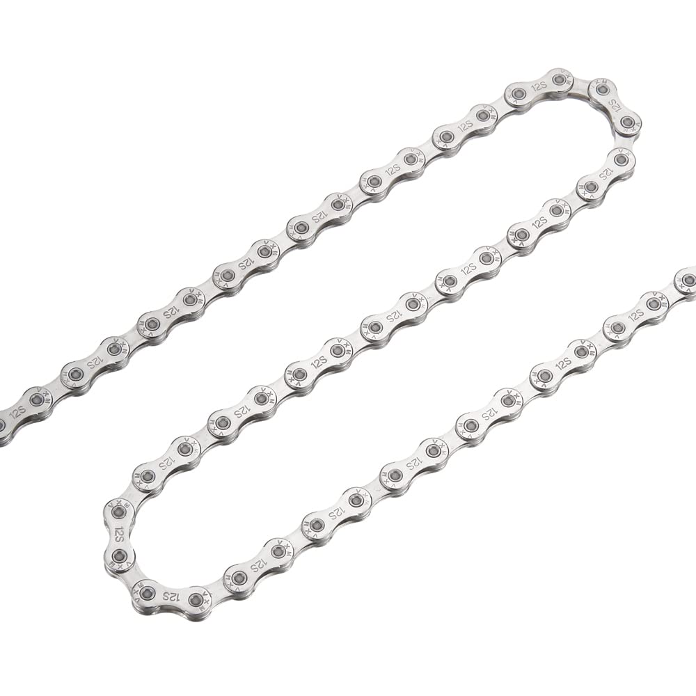 YBEKI Bike Chain 9/10/11/12 Speed Bicycle Chain 1/2 x 11/128 Inch 116 Links With 3 Links and Bike Link Plier (balck 12 Speed)