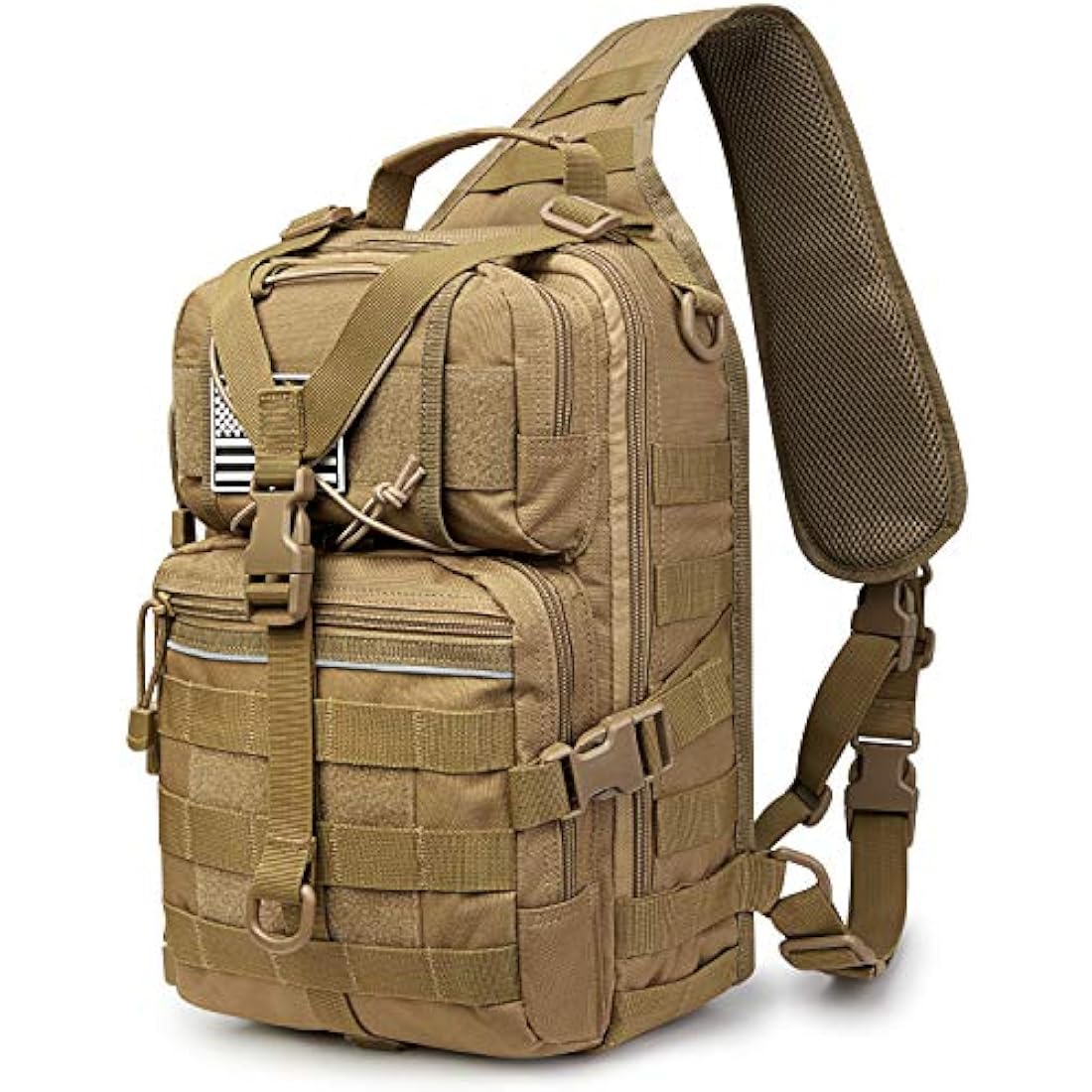 G4Free Tactical Sling Backpack Big Molle EDC Range Bag Pack Assault Military Shoulder Rucksack One Strap Daypack