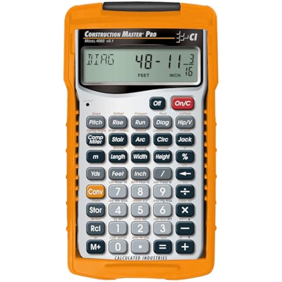 Calculated Industries 4065 Construction Master Pro,Estimators,Builders, Framers,Remoders and Carpenters,Silver