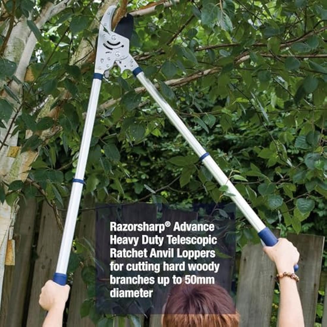 Spear & Jackson 8290RS Razorsharp Advance Heavy Duty Telescopic Ratchet Anvil Lopper