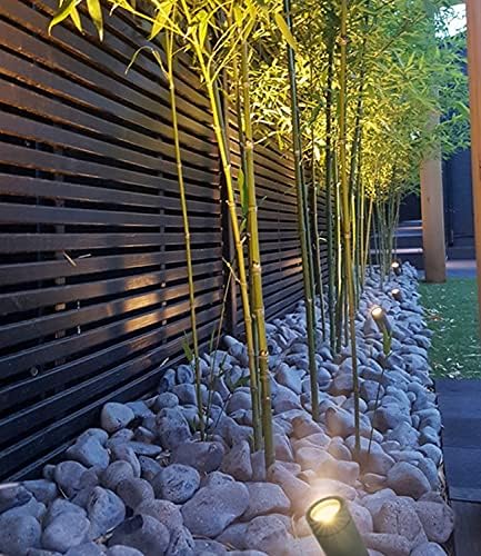 DAWALIGHT Landscape Lights Outdoor 4 Pcs, GU10 Spike Lights Outdoor for Garden Path Patio Exterior Outside Backyard Lawn Walkway, Adjustable IP65 Aluminum Spotlight with IP68 Connector, Dark Grey