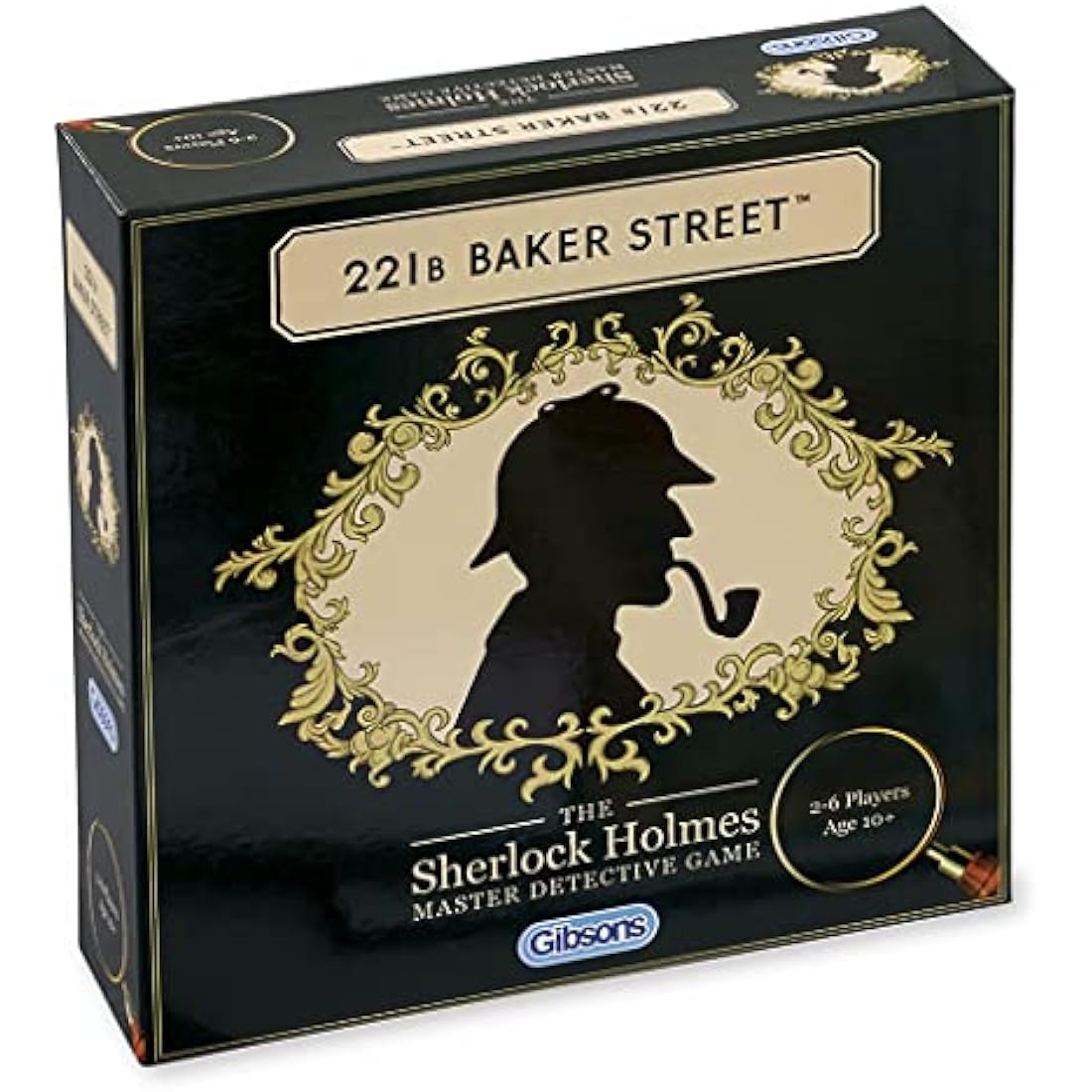 Gibsons 221b Baker Street Board Game | Sherlock Holmes Master Detective Fun Family Friends Party Game Adults & Kids | 75 Crime Murder Mysteries | Ages 10+, 2-6 Players, for Game Night