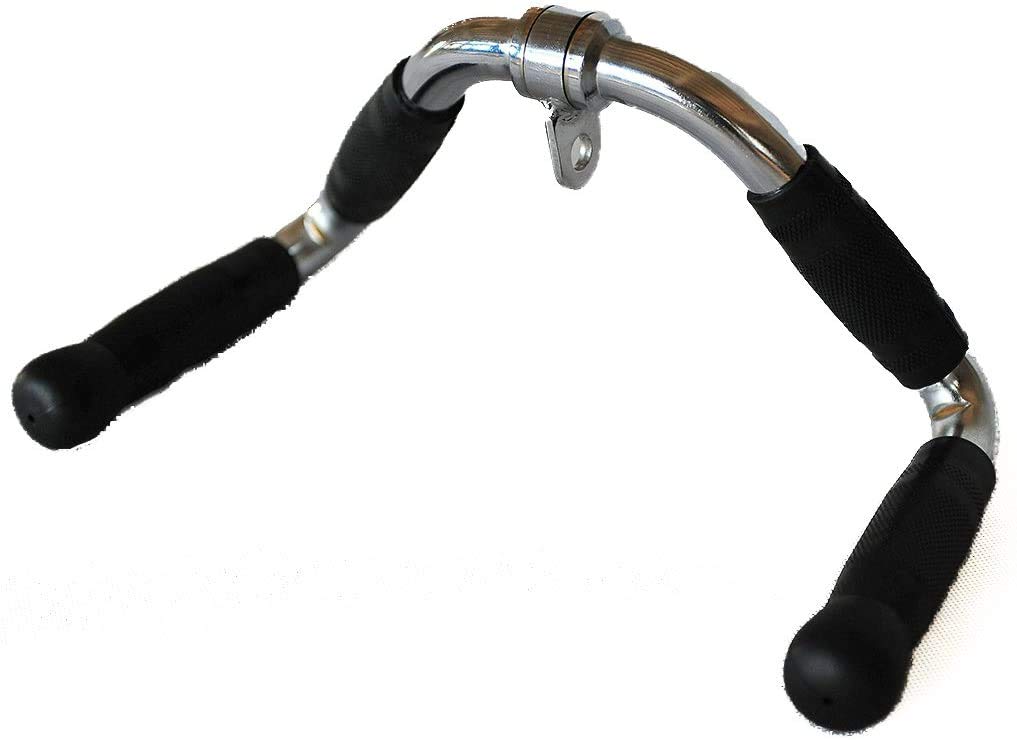 Barbell Cable Attachment For Cable Machines, Lat Pull Down Bar Cable Machine Attachments, Tricep Press Down Bar, Revolving Straight Curl Pulldown Bar