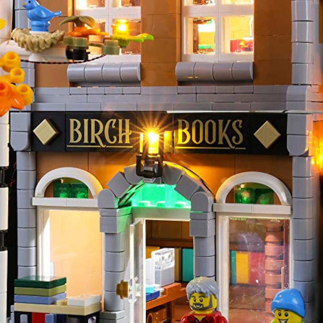 BRIKSMAX Led Lighting Kit for LEGO Bookshop, Compatible with LEGO 10270 Building Blocks Model