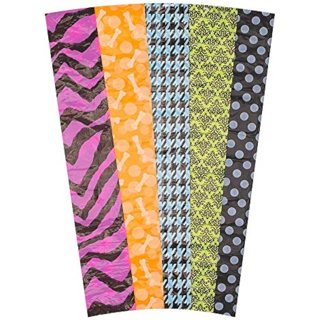Bags On Board Dog Poo Bags | Strong, Leak Proof Dog Waste Bags | 140 Patterned Bags