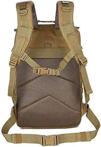 QT&QY 45L Military Tactical Backpacks Molle Army Assault Pack 3 Day Bug Out Bag Hiking Treeking Camouflage Hunting Rucksack