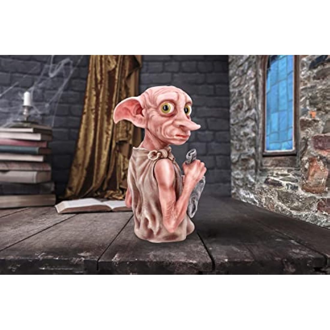 Nemesis Now Officially Licensed Harry Potter Dobby Bust, 30cm, Pink
