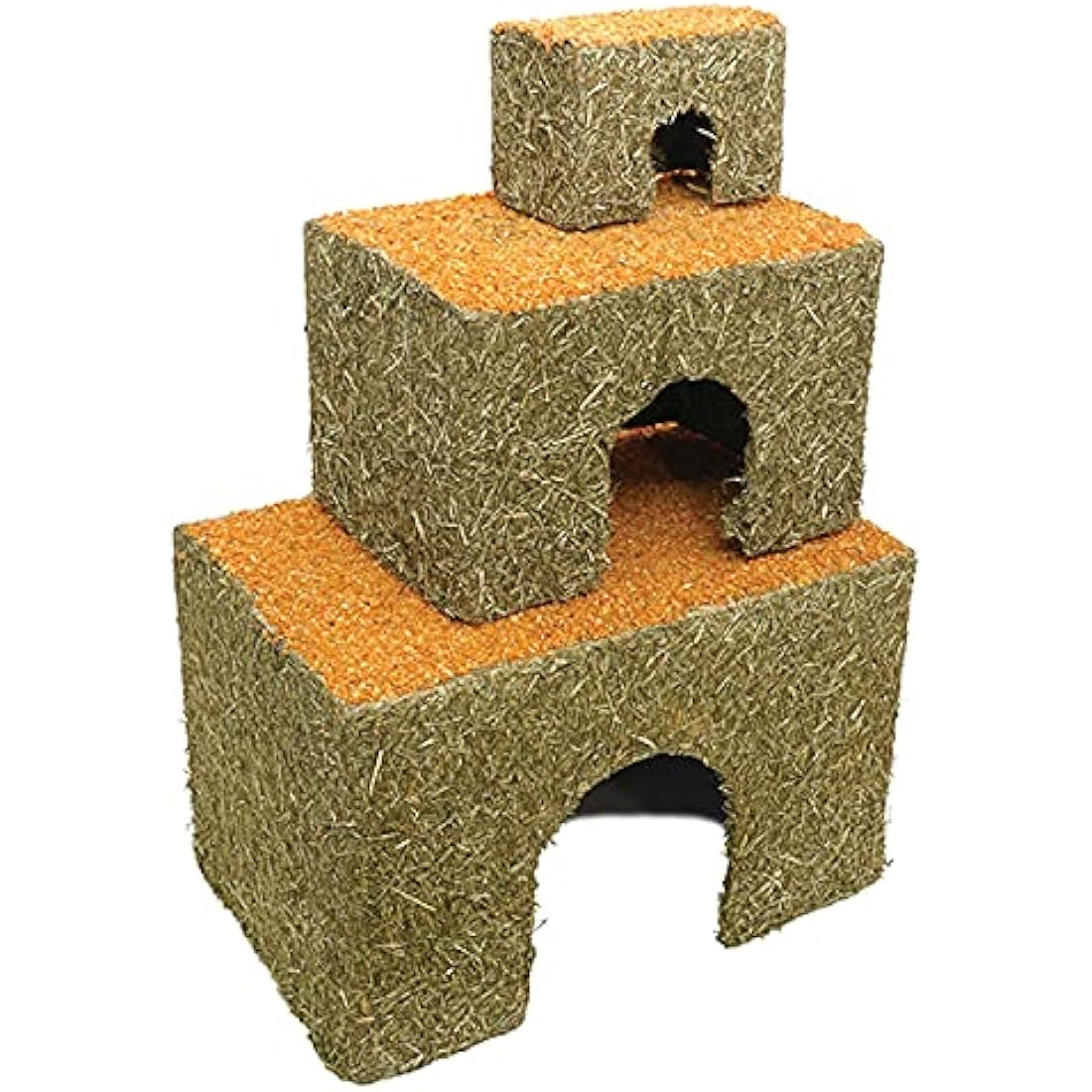 Rosewood Naturals Large Carrot Cottage for Small Animals - Edible Toy, Hay House, Den and Hideout for Rabbits, Guinea Pigs and Chinchillas