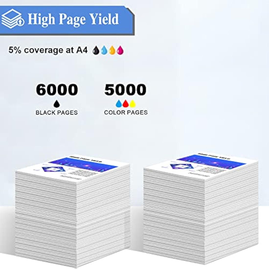 LC426XL Ink Cartridges Compatible with Brother LC426 XL LC-426 Inkjet Cartridges Multi-Pack High Yield, for MFC-J4335DW MFC-J4340DW MFC-J4535DW MFC-J4540DW (4 Pack, BK C M Y)
