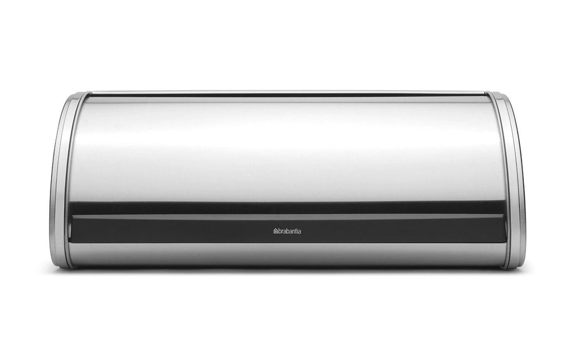 Brabantia Roll Top Bread Bin - Matt Steel, 348921