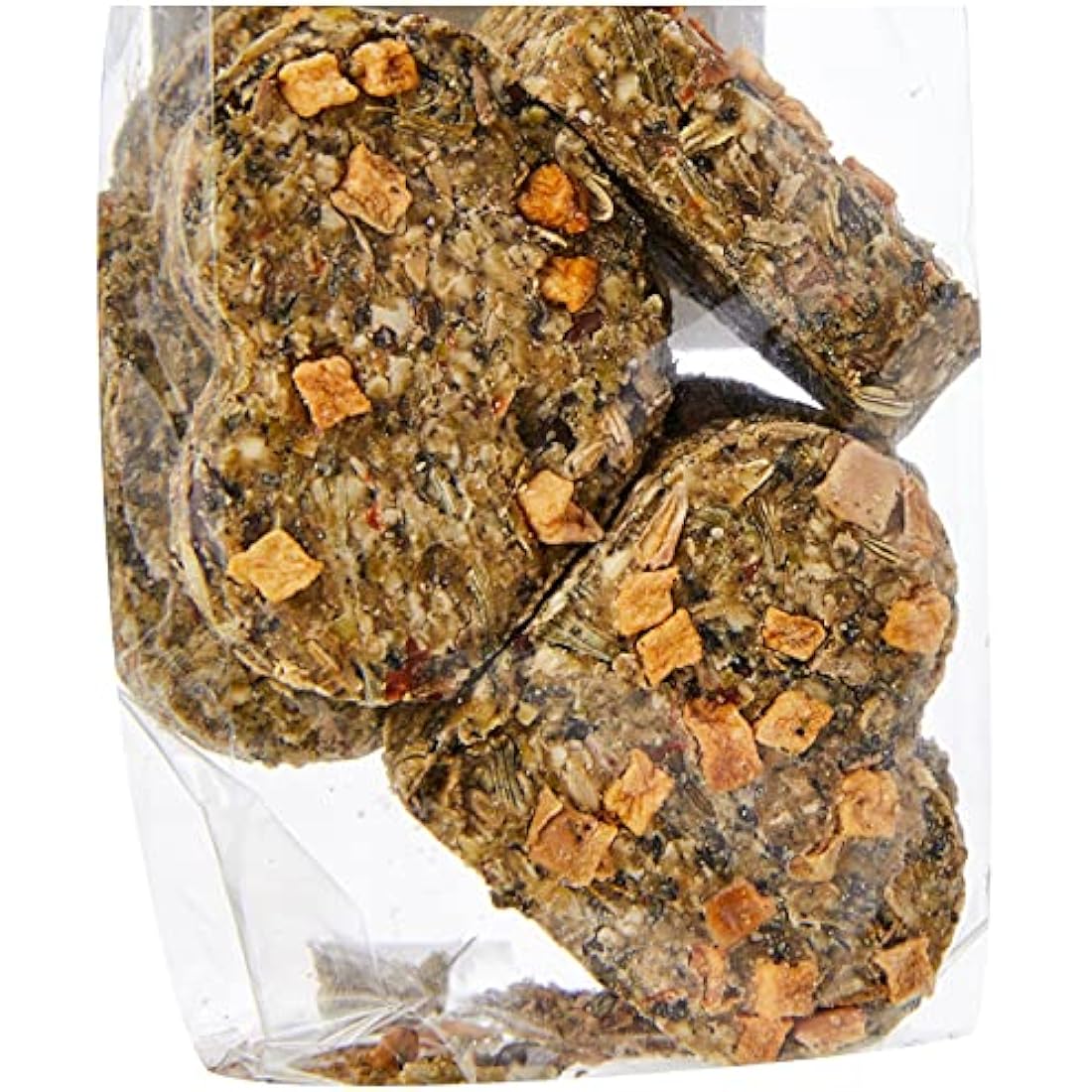 Rosewood Naturals Apple & Pansy Nibble Hearts, Small Animal Treats for Rabbits, Guinea Pigs, Chinchillas, Degus, Hamsters, Gerbils, Mice and Rats, 120g