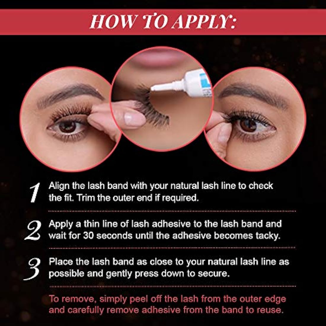 Ardell Faux Mink Wispies False Lashes, Pack of 4