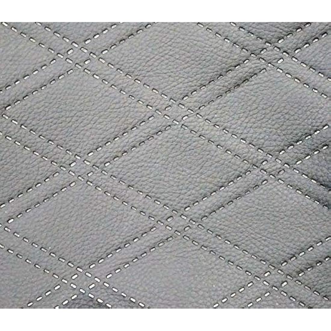 UKB4C Leatherette Front & Rear Car Van Seat Covers with Headrest Quilted pattern Black