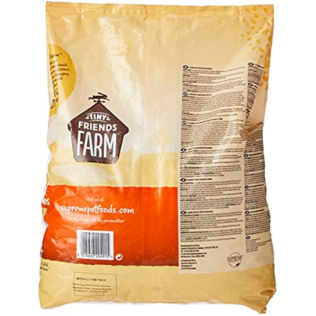 Supreme Petfoods Tiny Friends Farm Reggie Rat and Mimi Mouse Tasty Mix 2.5kg