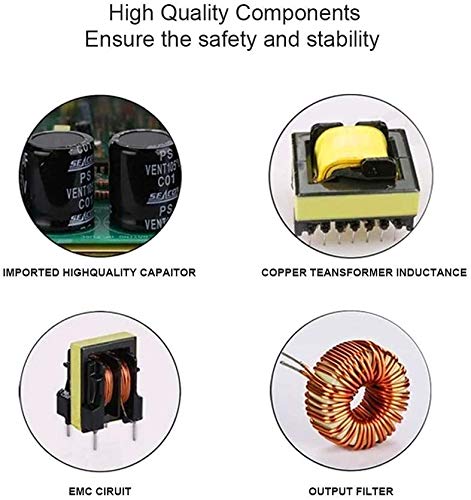 inShareplus 24V 18.75A 450W, DC Universal Regulated Switching Power Supply, 110/220V AC to DC 24 Volt LED Driver, Converter, Transformer for LED Strip Light, CCTV, Computer Project, 3D Printer
