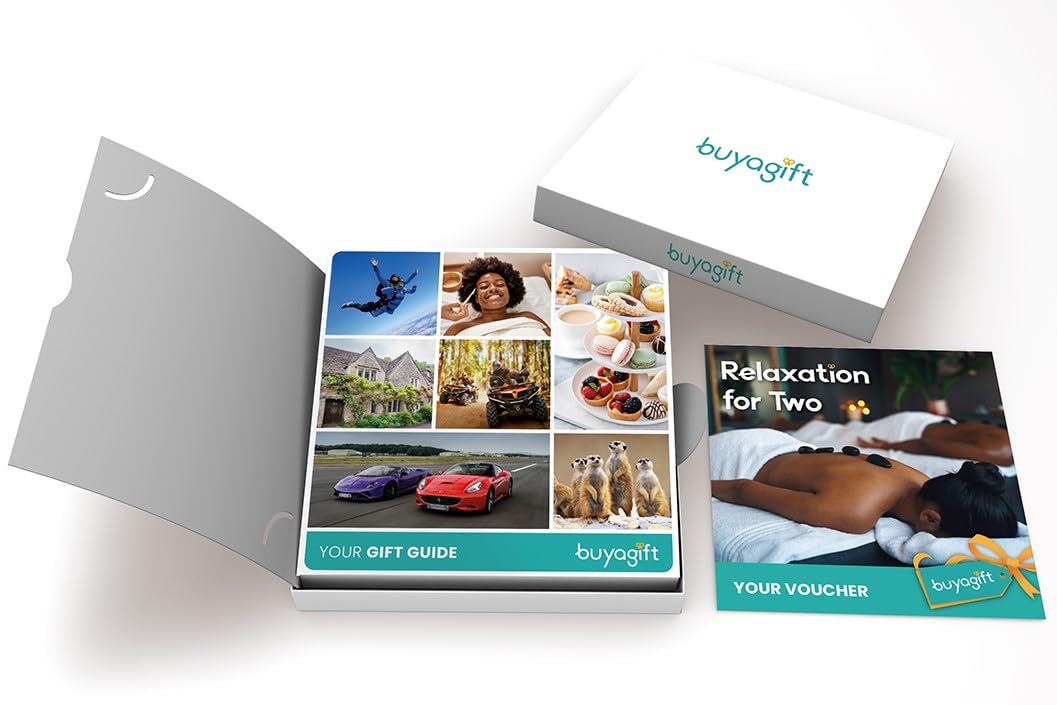 Buyagift Relaxation Experience Gift Box for 2 - Over 995 Spa Days and Beauty Treatments Across the UK