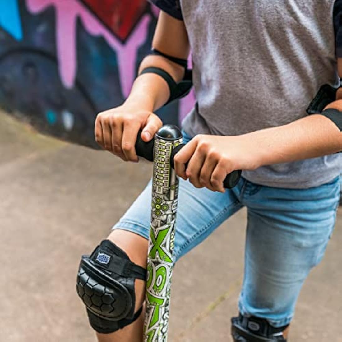 Xootz Pogo Stick | Industrial Design for Kids, Boys and Girls, Soft Foam Handlebars, Ages 5+, Up to 35kg