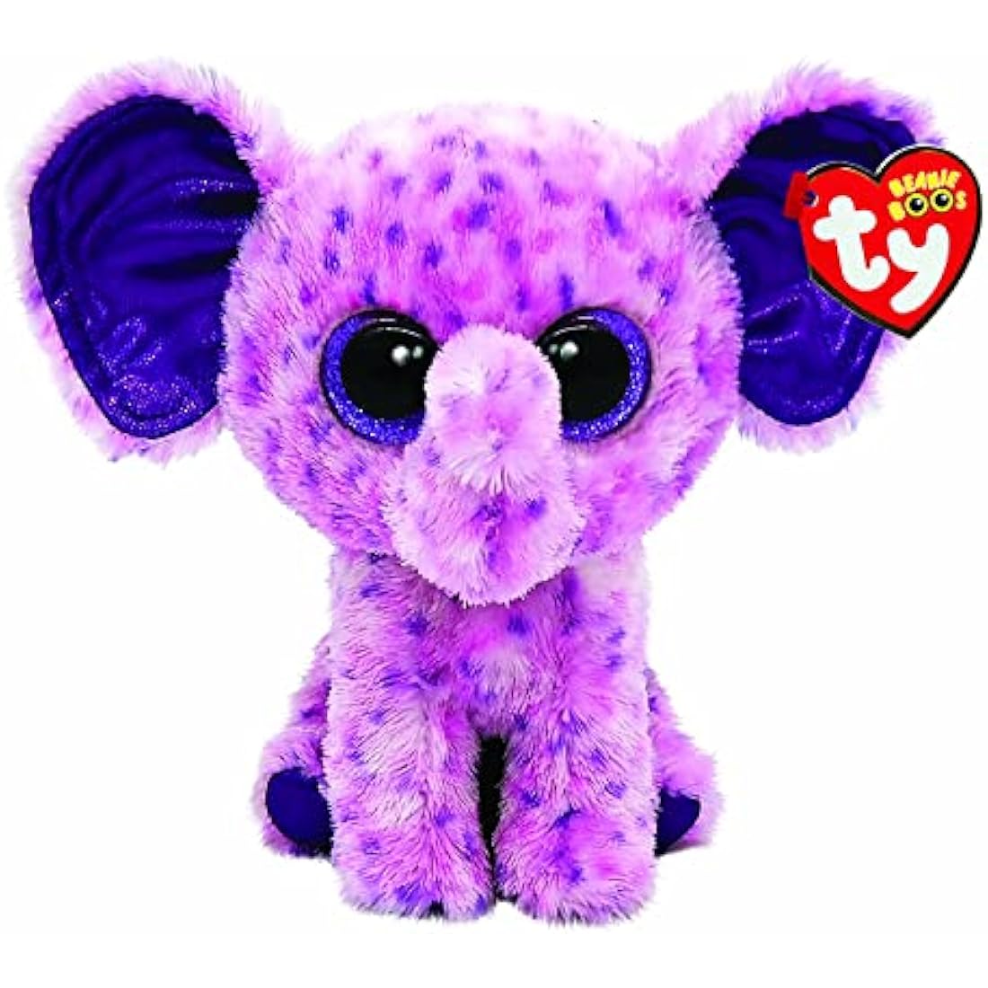 TY Eva Elephant Beanie Boos 6" | Beanie Baby Soft Plush Toy | Collectible Cuddly Stuffed Teddy