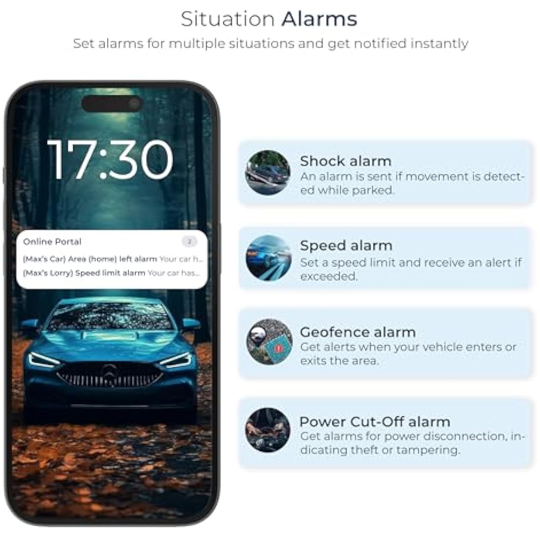 SALIND 08 4G - Mini GPS Tracker for Cars, Lorries, Vehicles - Connection via OBD2 - UK & Worldwide Real Time Tracking, Safe Area, Route Memory System and Alarms