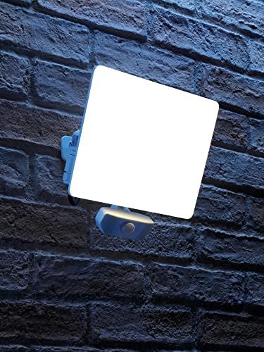 Auraglow 80W 6600lm Full Screen Slimline LED Security Motion Sensor PIR Flood Light White Outdoor Wall Lamp