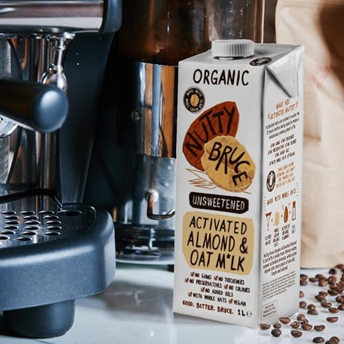 Nutty Bruce Nutty Bruce Activated Almond & Oat Milk 1L-6 Pack