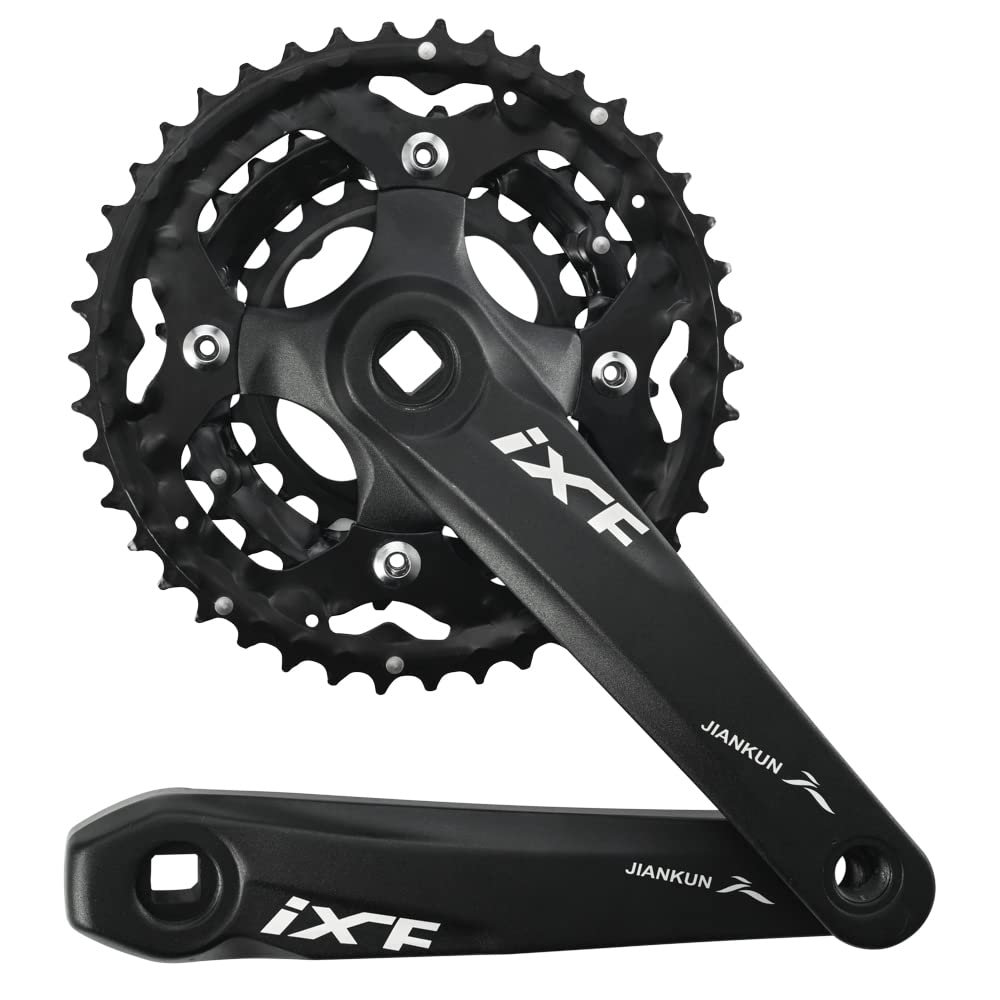 CYSKY Bike Crankset 3x 10 Speed 42-32-24T 170mm 104/64 BCD Crank Arm Set Easy to Replacement MTB BMX Road Bicycle Crankset Compatible with