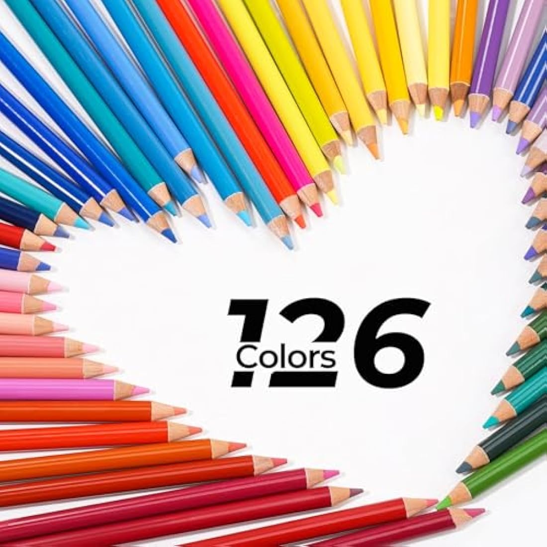 Arrtx 126 Colouring Pencils for Adults, Quality Soft Core Coloured Pencils Set for Drawing,Blending,Shading,Sketching, Professional Colouring Pencil for Artists Colourists | in Premium Gift Box