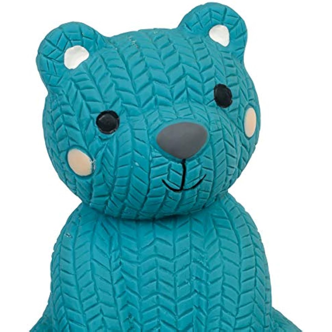 Petface Little Petface Teddy Bear Latex Chew Dog Toy, Blue (Pack of 1)