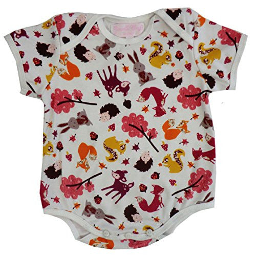 woodland creatures babygrow 0 - 6 months