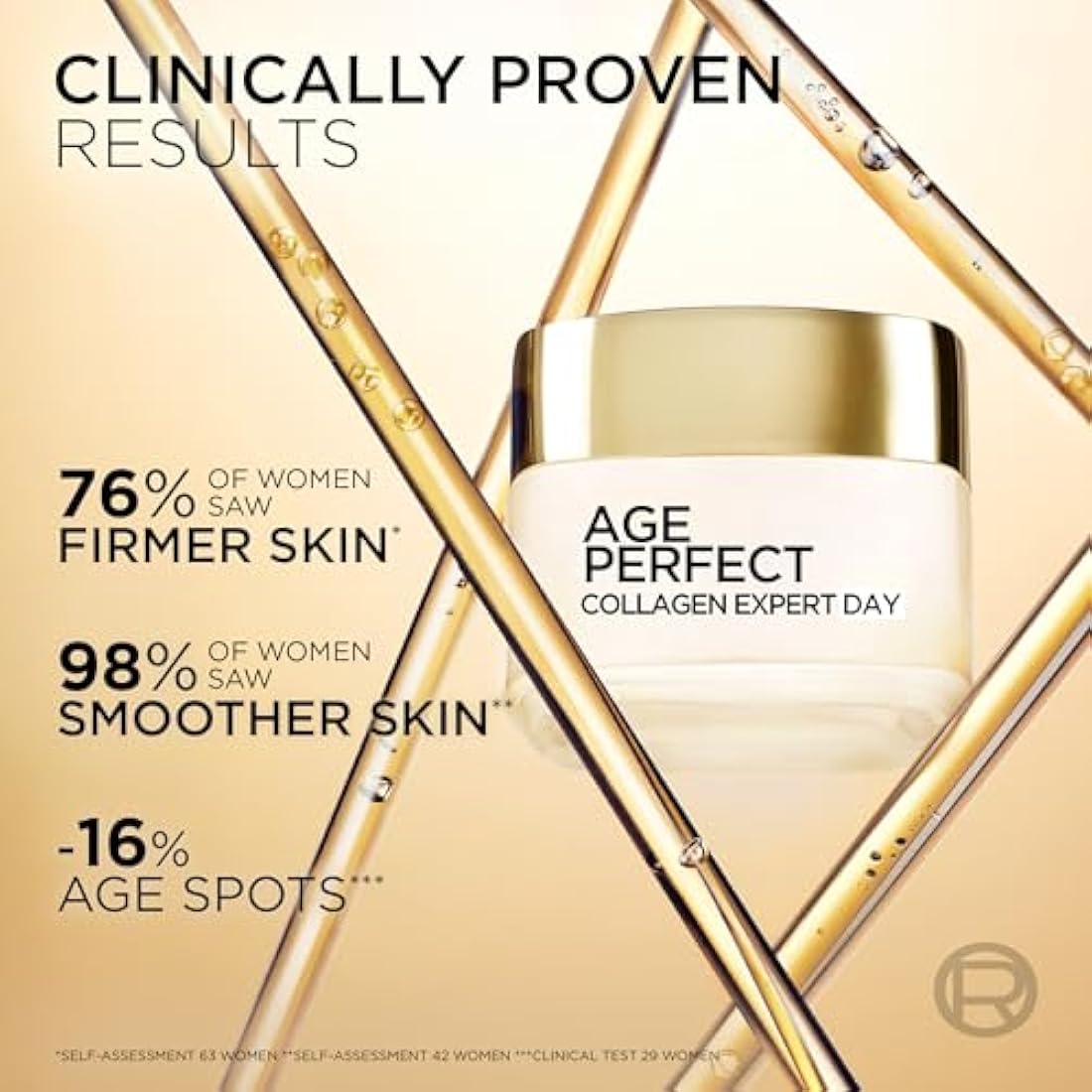 L’Oréal Paris Age Perfect Collagen Expert Retightening Day Cream 50+, For Visibly Firmer more Supple Skin, Moisturise and Hydrated Skin, Formulated with Collagen AA Fractions, 50ml