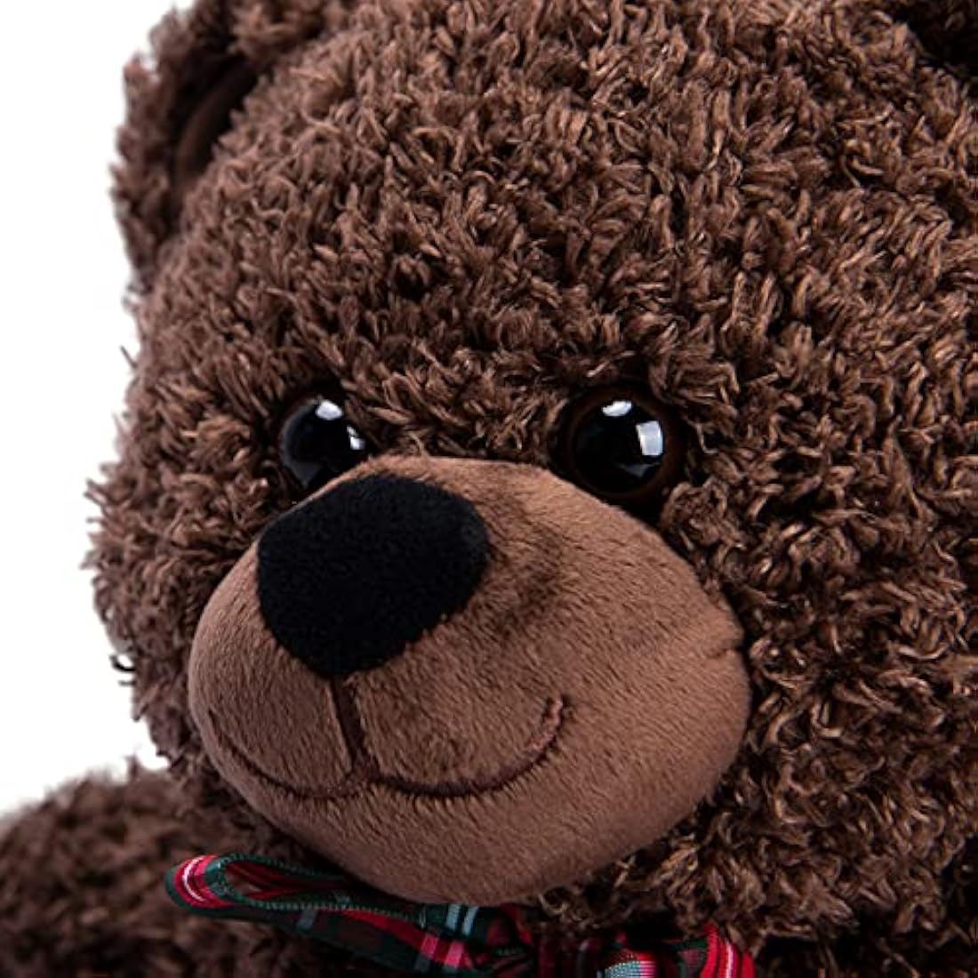Bebamour 45cm Teddy Bear Baby Stuffed Animals Soft Toys Teddy Bears for Girs Gifts, Christening, Baby Shower, Birthday, Christmas Toys for Kids (Dark Brown)