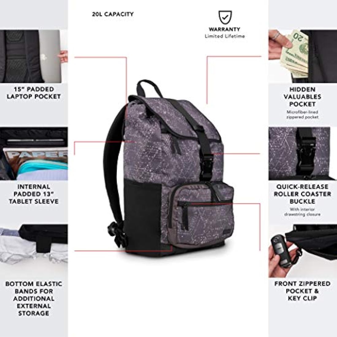 OGIO Women's XIX Backpack Tailored Collection