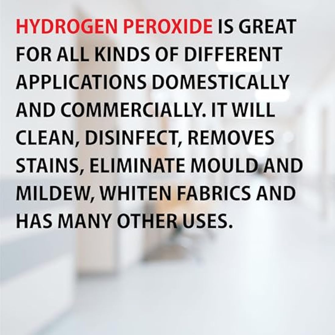 ChemLab McKLords Hydrogen Peroxide 3%, 1 Litre