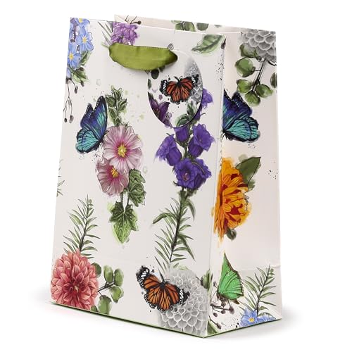 Puckator Gift Bag - Butterflies - Meadows - Medium 23 cm