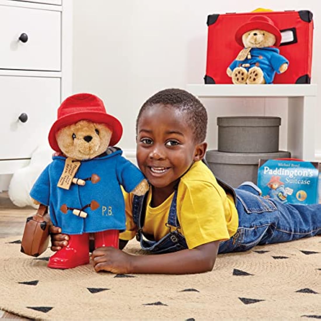 Rainbow Designs Classic Paddington Bear with Boots and Suitcase 36cm