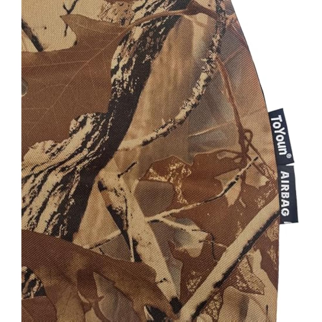 TOYOUN Camo Universal Front Car Seat Covers Waterproof Highback Bucket Design -Fit Most Cars, Trucks, SUVS, Vans 2 PCS Auto Fabric Covers Camouflage Forest Pattern Car Seat Protector