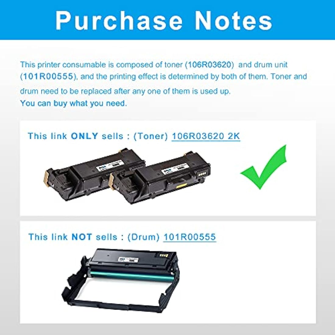 LCL Compatible Toner Cartridge WorkCentre 3335 3345 Phaser 3330 106R03620 2600PAGES (2 Black) Replacement for Xerox WorkCentre 3335 3345 Phaser 3330 3345VDNi 3330DNi WorkCentre 3335DNi 3345DNi
