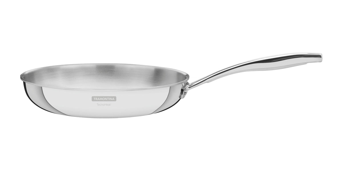 Tramontina Grano Frying Pan Stainless Steel for Induction, Electric, Gas and Ceramic Glass Hobs, Cookware, Kitchen, 26 cm, 2.2 litres, 62155260