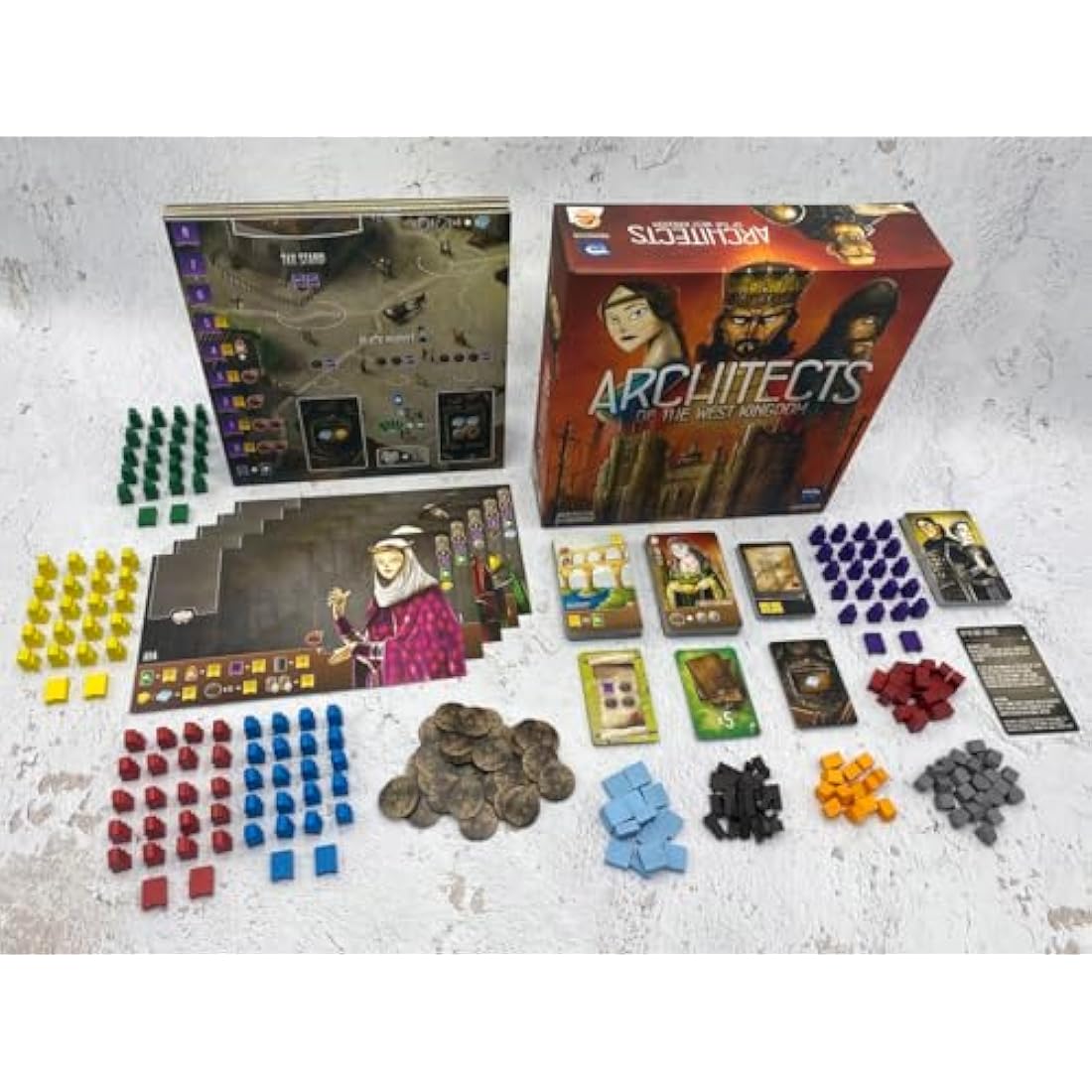 Renegade Game Studio | Architects of the West Kingdom | Board Game | Ages 12+ | 1 to 5 Players | 60 to 80 Minutes Playing Time