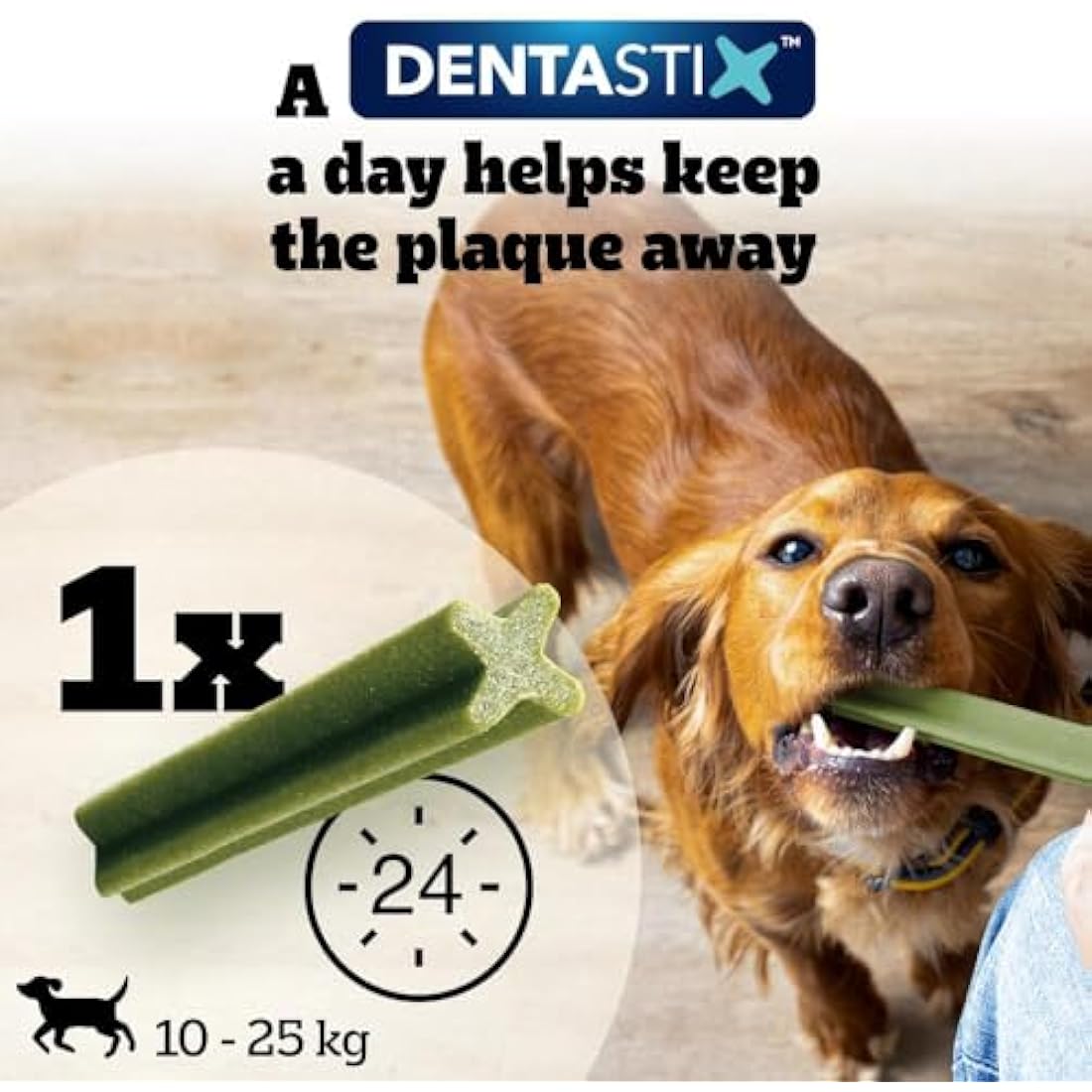 PEDIGREE DENTASTIX Fresh - Dental Dog Chews - Medium Dogs 10-25kg - 4 x 28 Sticks - Megapack of Dog Dental Sticks