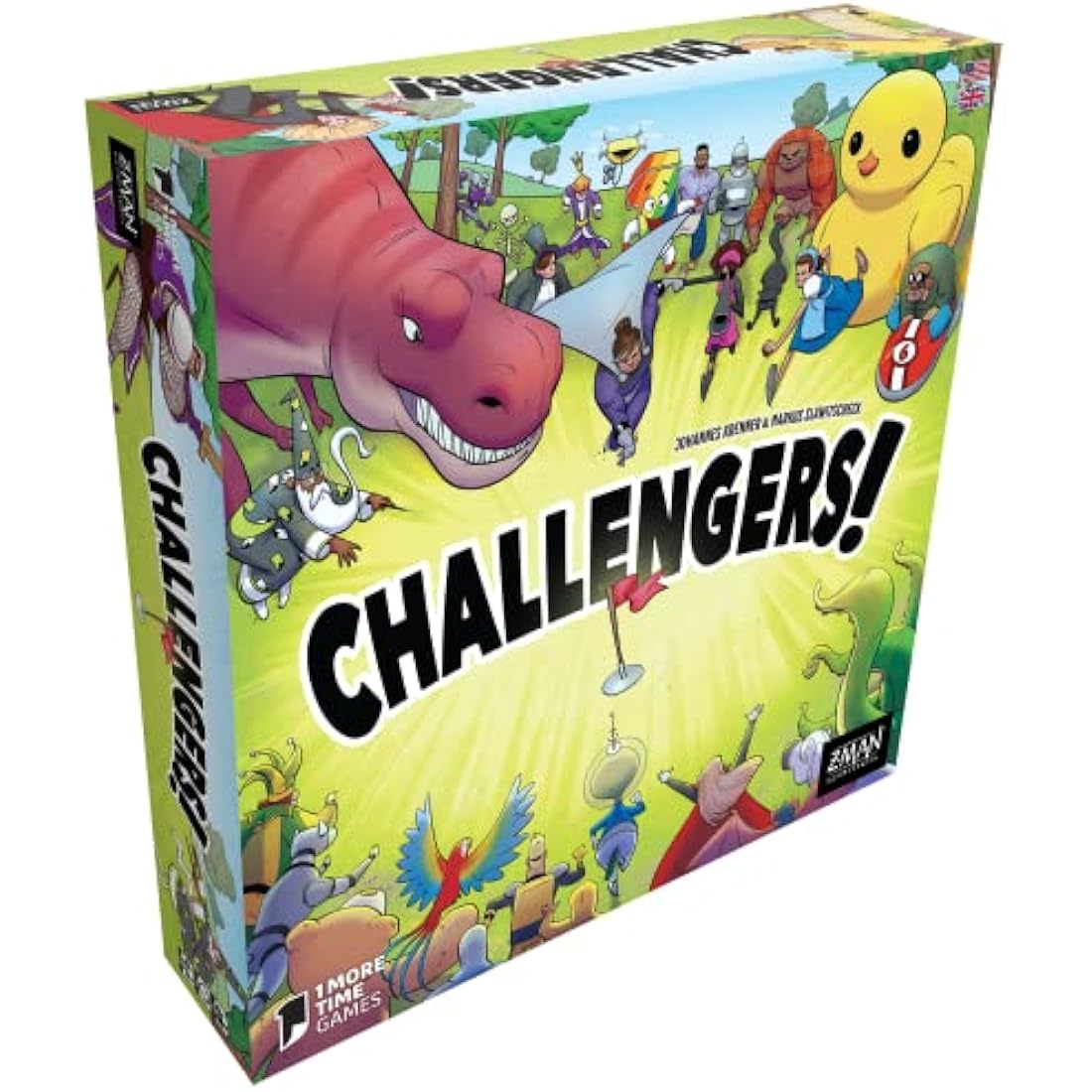 Z-Man Games | Challengers | Board Game | Ages 10+ | 1-8 Players | 45+ Minutes Playing Time