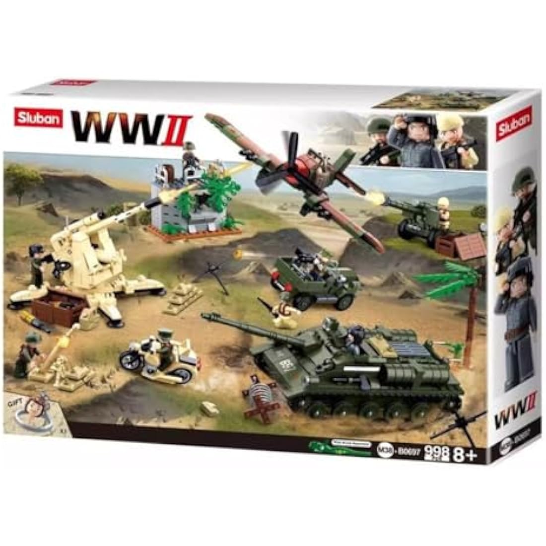 Sluban WWII - BATTLE OF KURSK 998PCS