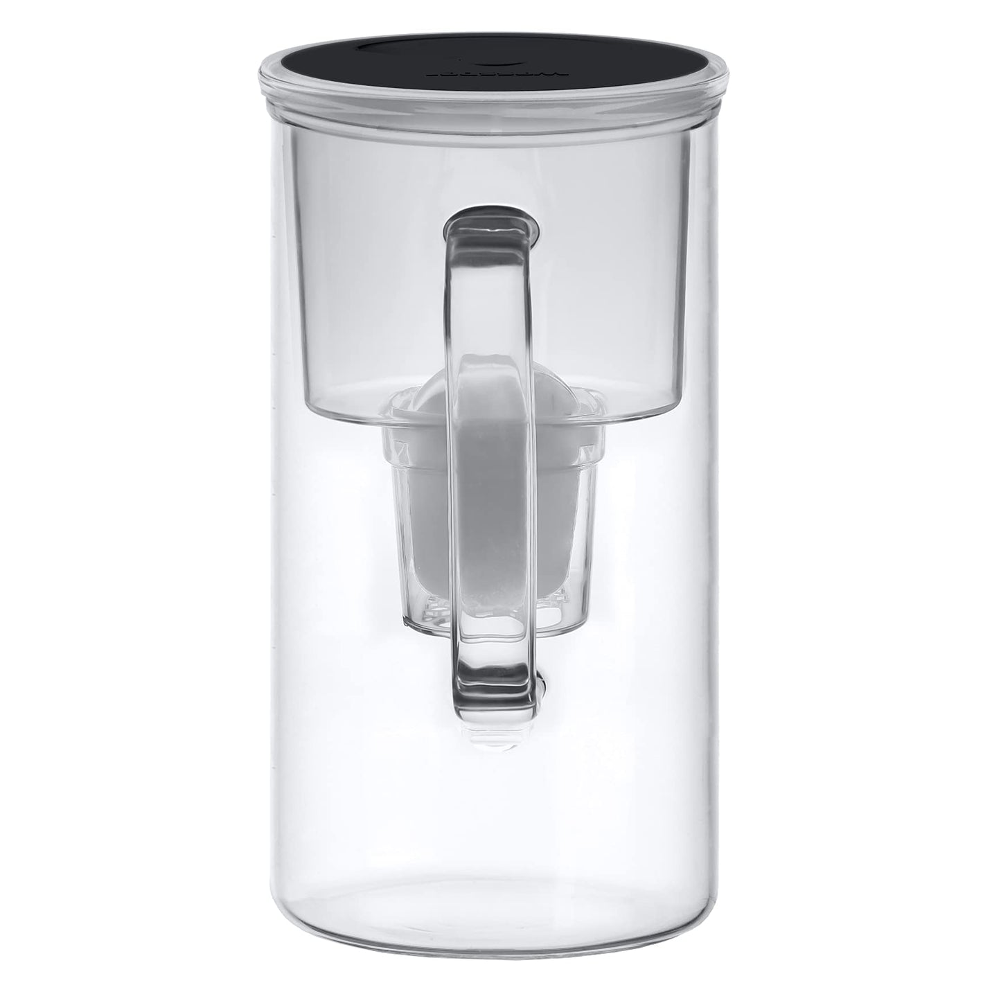 Wessper Glass Water Filter Jug + 1 Water Filter Cartridge | Replacement for Dafi Unimax Aquaphor A5 BRITA Maxtra+ Philips AWP212/10 Filter | 3 Litre |