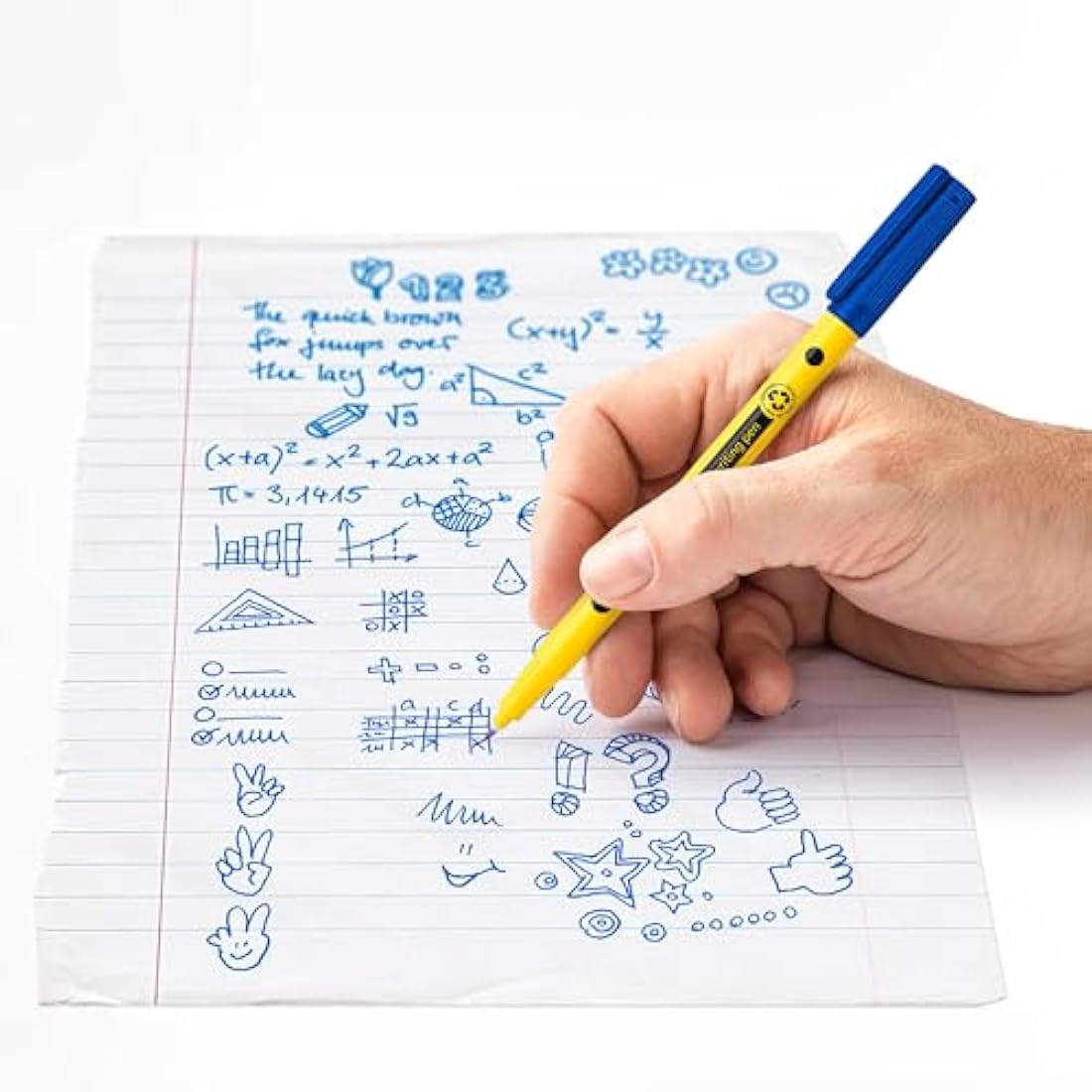 STAEDTLER 307-3 CT50 Noris Handwriting Pen - Blue (Tub of 50)