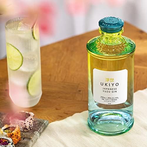 UKIYO Yuzu | Japanese | Craft | Gin | Citrus | Yuzu, Juniper & Coriander | Distilled with 5 native Japanese botanicals | 40% ABV | 70 cl