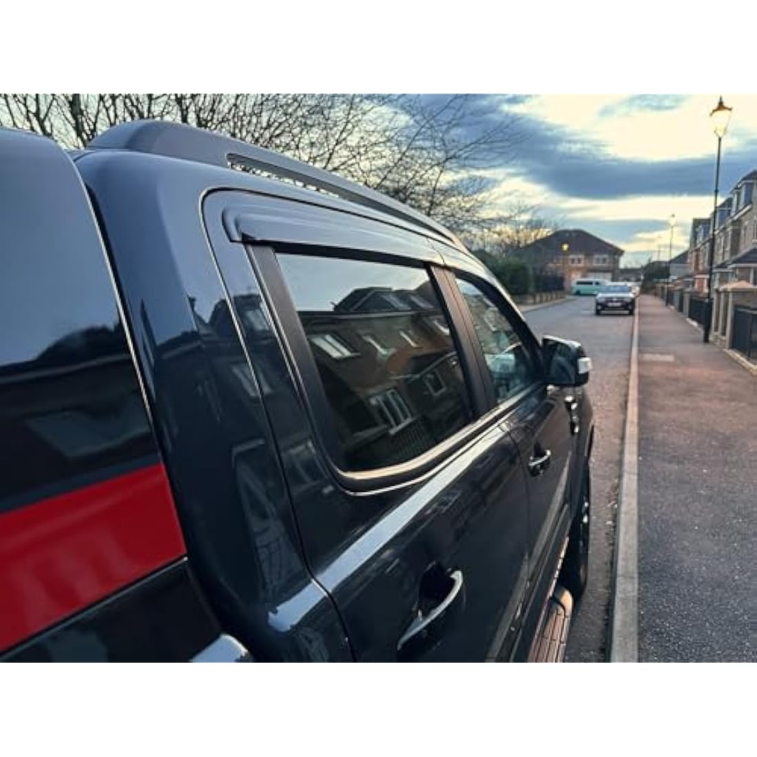 AUTO CLOVER Wind Deflectors Set for Ford Ranger 2012+ (4 pieces)