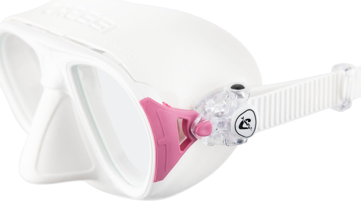 Cressi Calibro Diving Mask - White, Uni